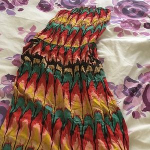 Long dress: colorful